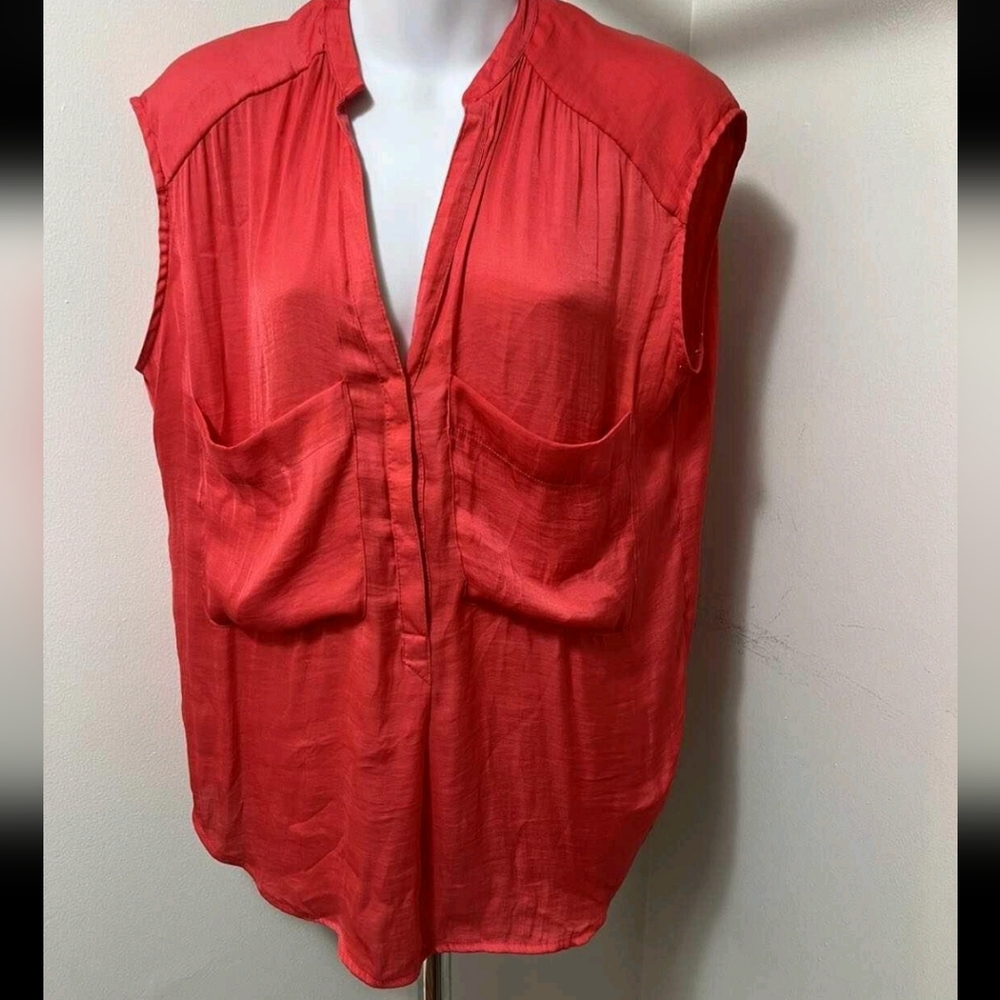 Zara Satin Effect sleeveless Top